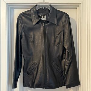 MT Leather Jacket Size M Michael Trent